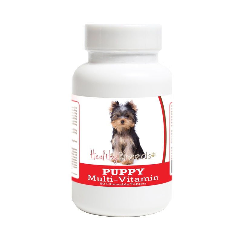 Yorkshire Terrier Puppy Dog Multivitamin Tablet 60 Count