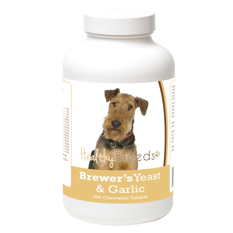 Airedale Terrier Brewers Yeast Tablets 300 Count