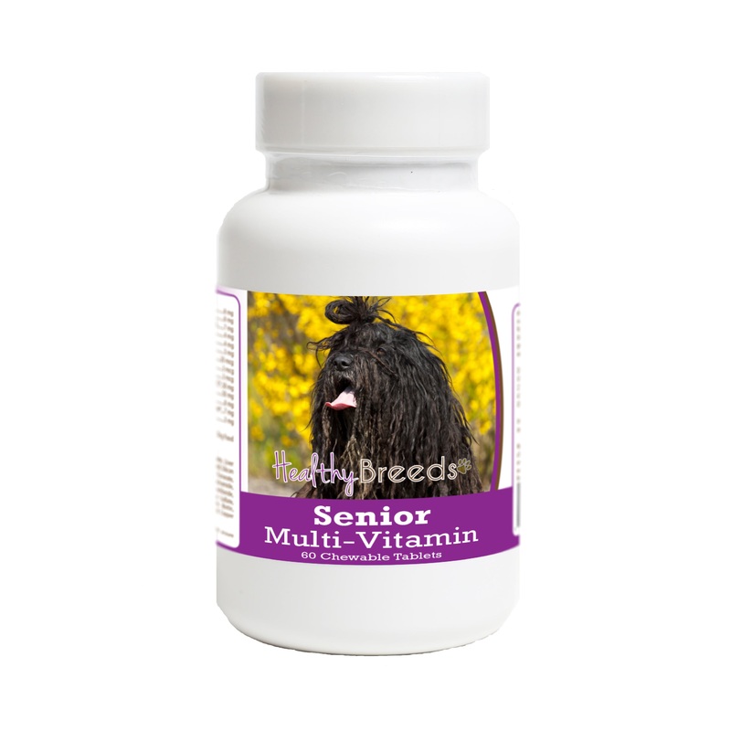 Bergamasco Senior Dog Multivitamin Tablets 60 Count