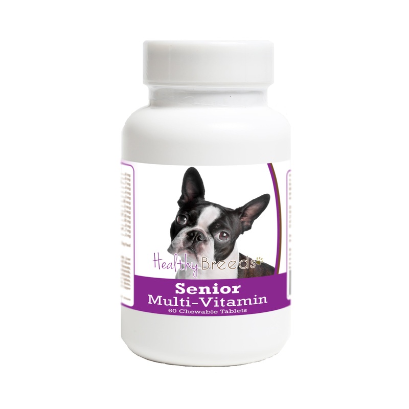 Boston Terrier Senior Dog Multivitamin Tablets 60 Count