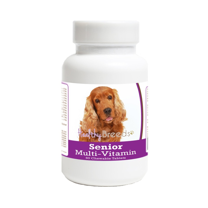 Cocker Spaniel Senior Dog Multivitamin Tablets 60 Count