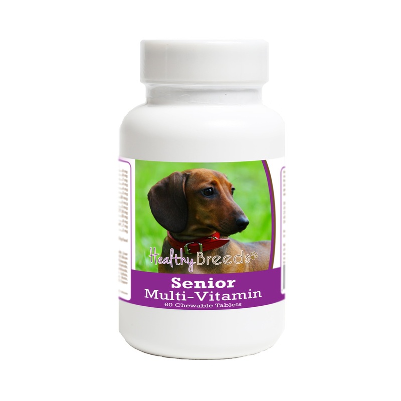 Dachshund Senior Dog Multivitamin Tablets 60 Count