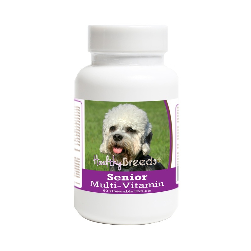 Dandie Dinmont Terrier Senior Dog Multivitamin Tablets 60 Count
