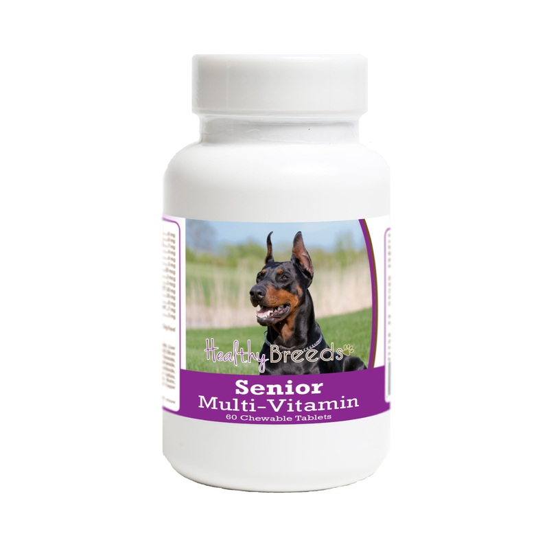 Doberman Pinscher Senior Dog Multivitamin Tablets 60 Count