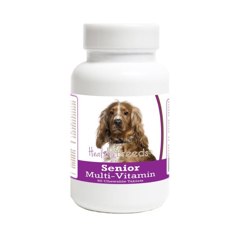 English Cocker Spaniel Senior Dog Multivitamin Tablets 60 Count
