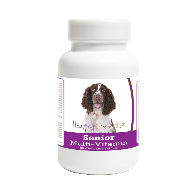 English Springer Spaniel Senior Dog Multivitamin Tablets 60 Count