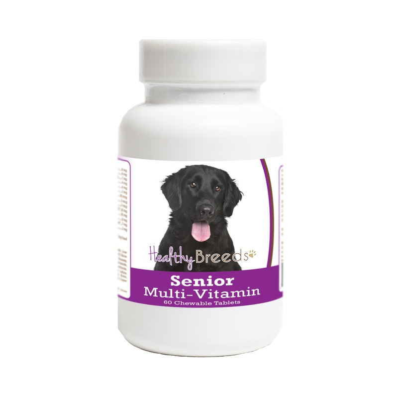Flat Coated Retriever Senior Dog Multivitamin Tablets 60 Count