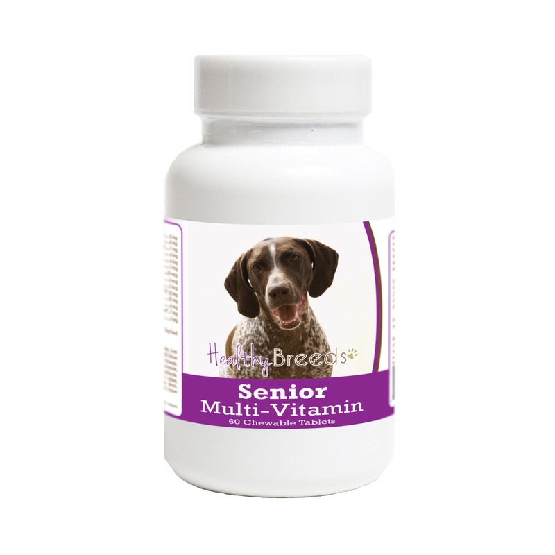 German Shorthaired Pointer Senior Dog Multivitamin Tablets 60 Count