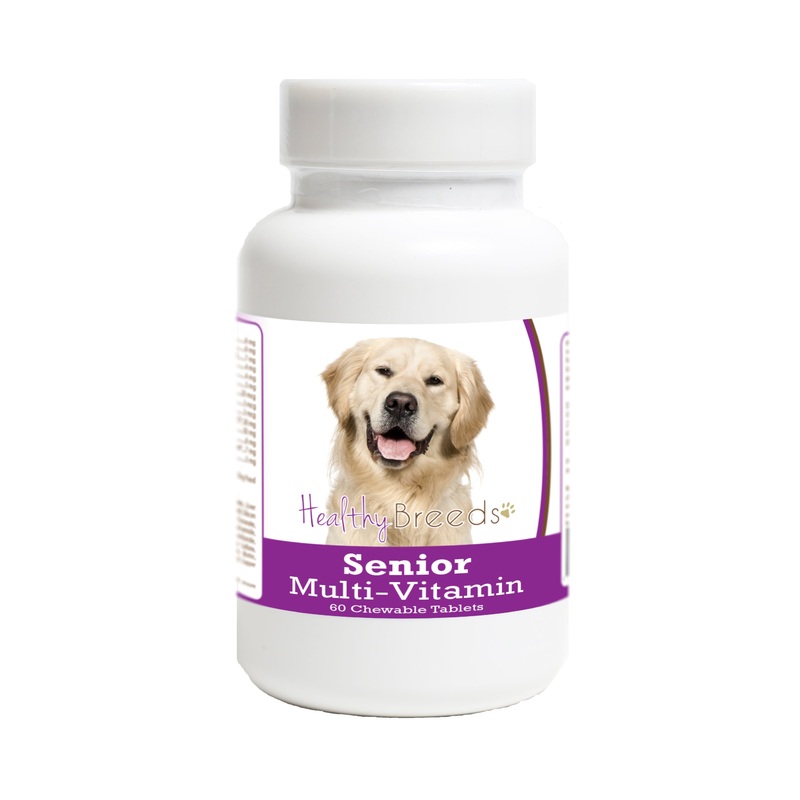 Golden Retriever Senior Dog Multivitamin Tablets 60 Count