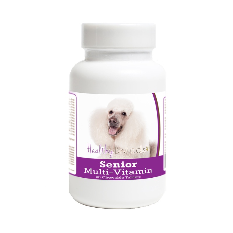 Poodle Senior Dog Multivitamin Tablets 60 Count