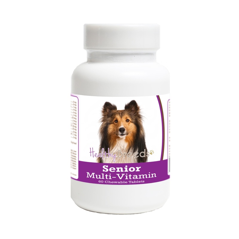Shetland Sheepdog Senior Dog Multivitamin Tablets 60 Count