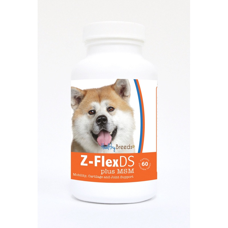 Akita Z-FlexDS plus MSM Chewable Tablets 60 Count