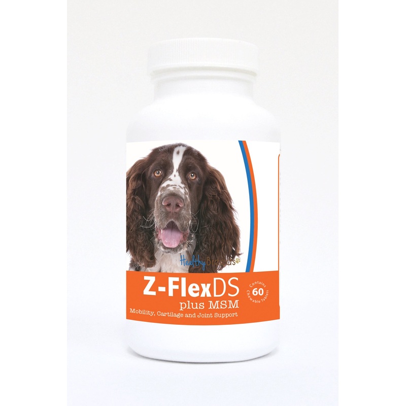 English Springer Spaniel Z-FlexDS plus MSM Chewable Tablets 60 Count