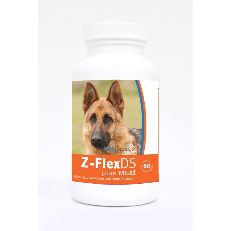 German Shepherd Z-FlexDS plus MSM Chewable Tablets 60 Count