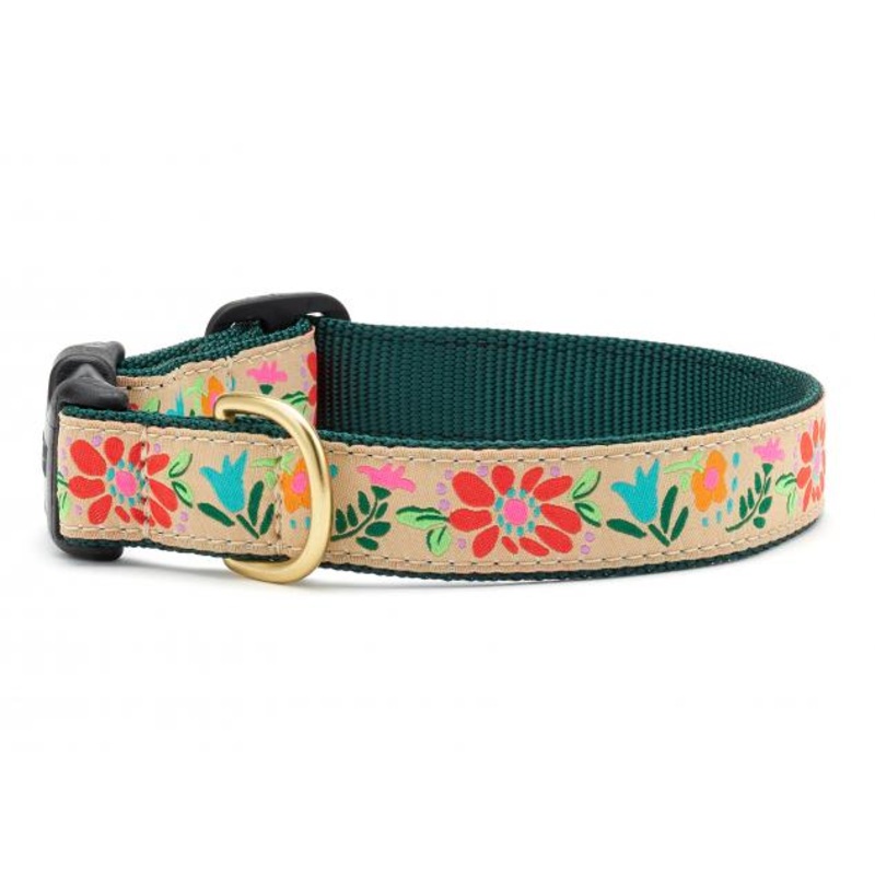 Tapestry Floral Dog Collar