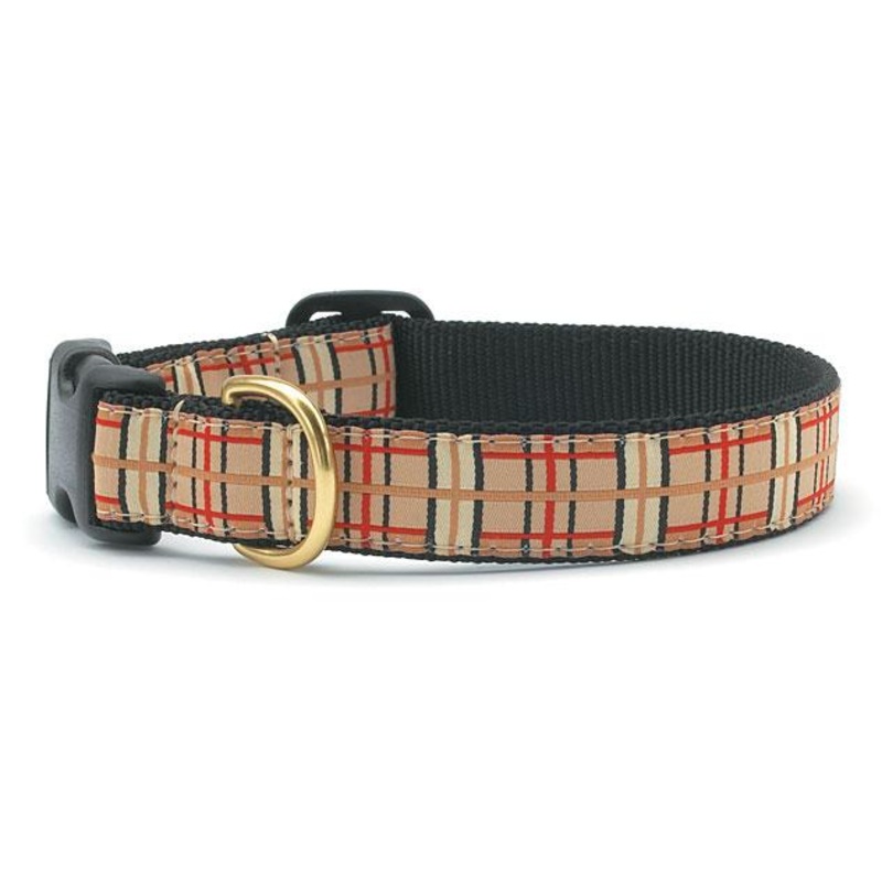 Up Country Plaid Dog Collar