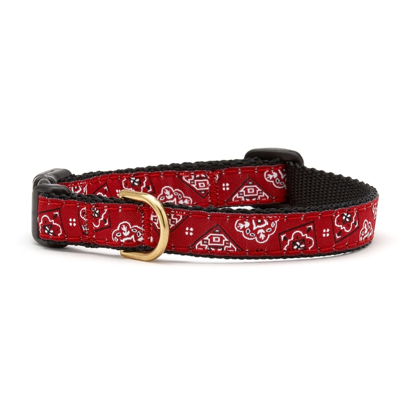 Red Bandana Small Breed Dog Collar