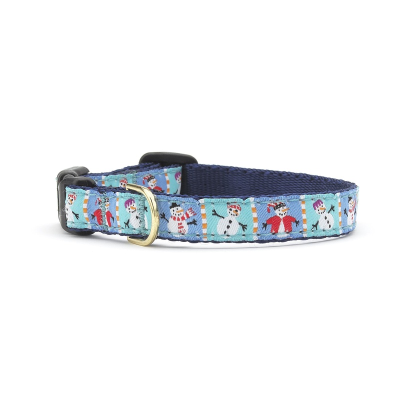 Snowman Small Breed Dog Collar