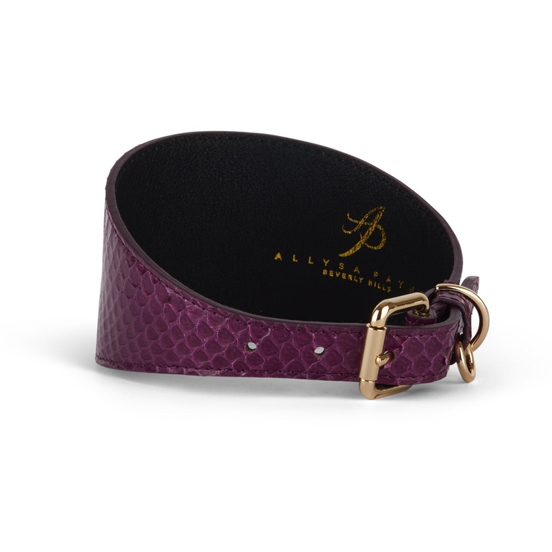 Eggplant Purple Snake 3 Wide Style
