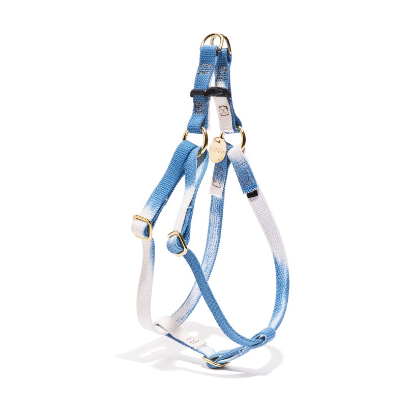 Cobalt Cotton Rope Dog & Cat Harness  Handmade, Adjustable & Durable | Found My Animal