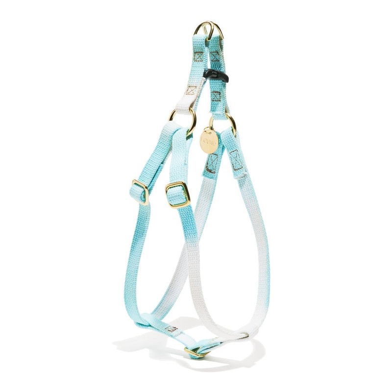 Found My Animal Robins Egg Cotton Cat & Dog Harness  Adjustable, Stylish & Durable