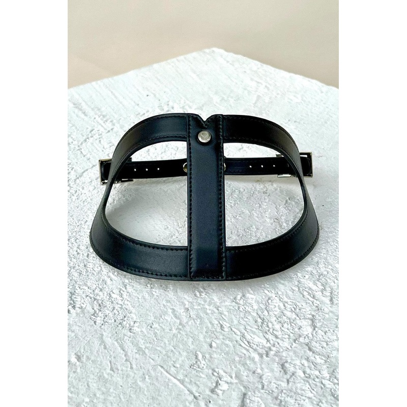 Noah Harness in Black Leather