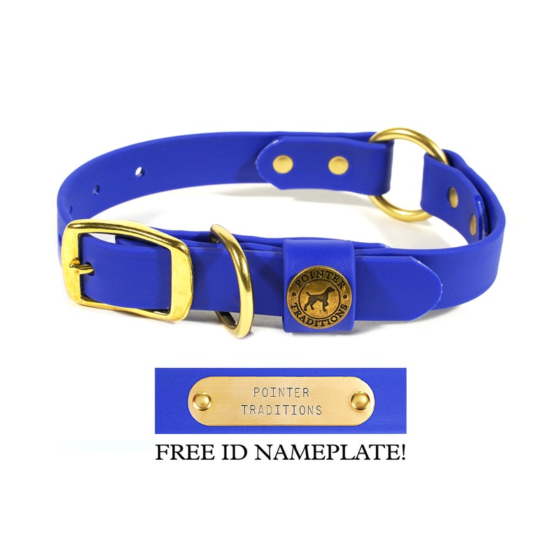 Hunting Dog Center Ring Collar - River Blue