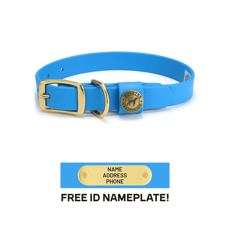 Sporting Dog Collar - Sky Blue