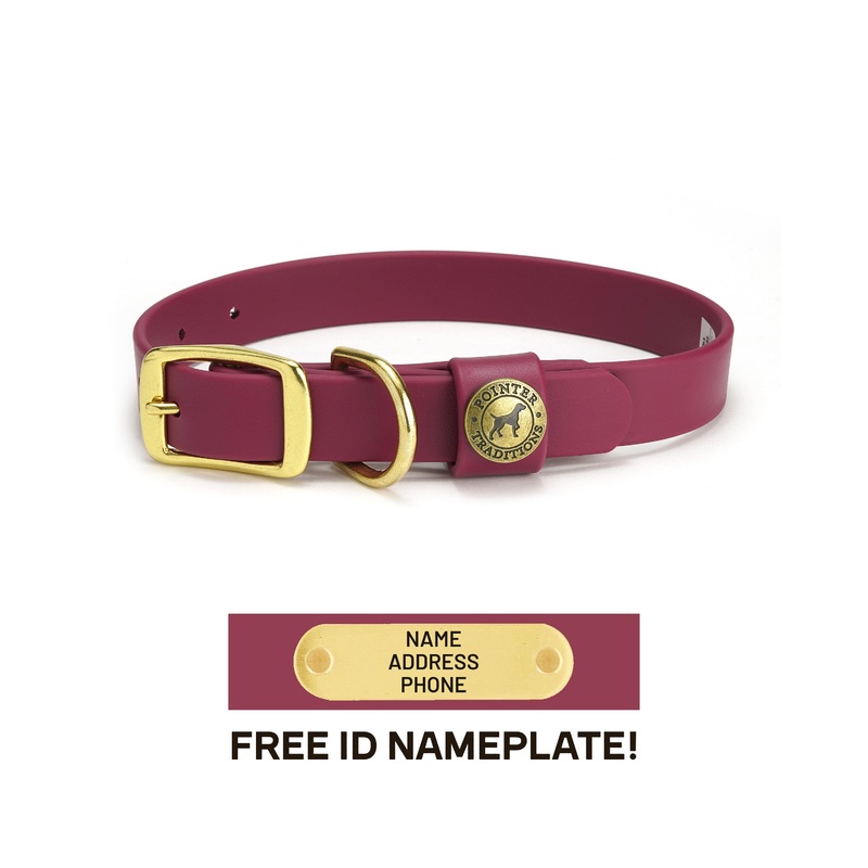 Sporting Dog Collar - Wine
