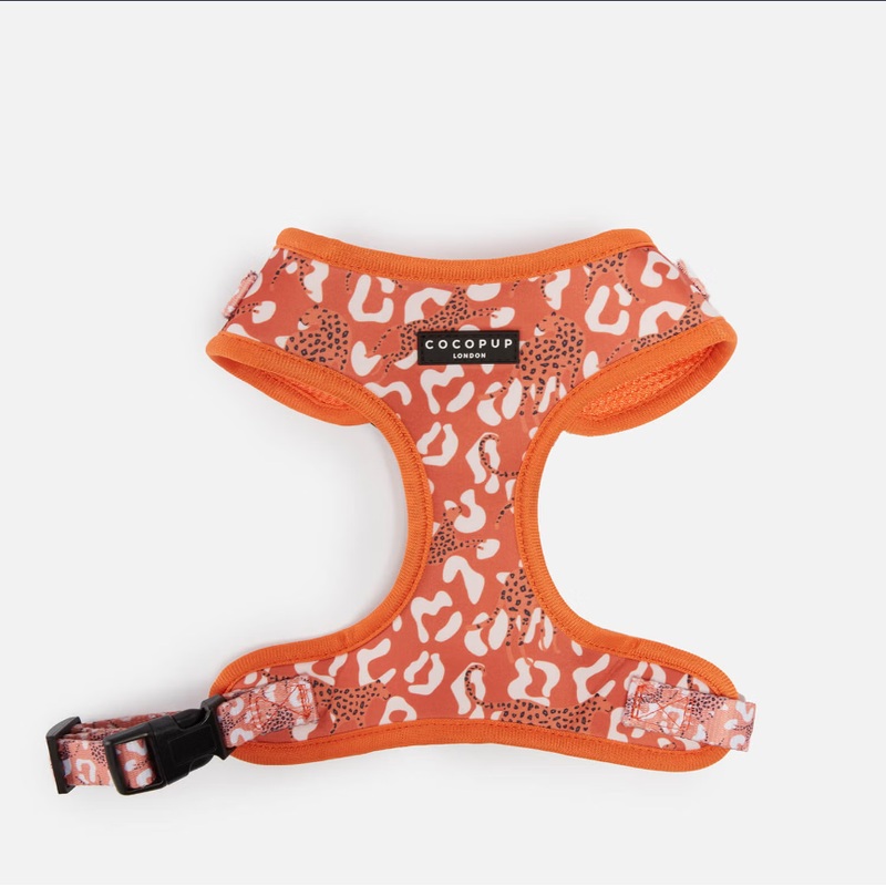 Cocopup Orange Leopard Harness