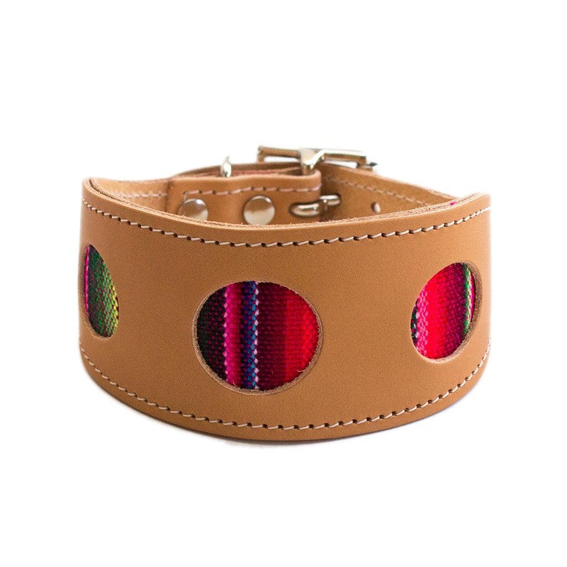 Hiro+Wolf Hound Collar Inca Pink