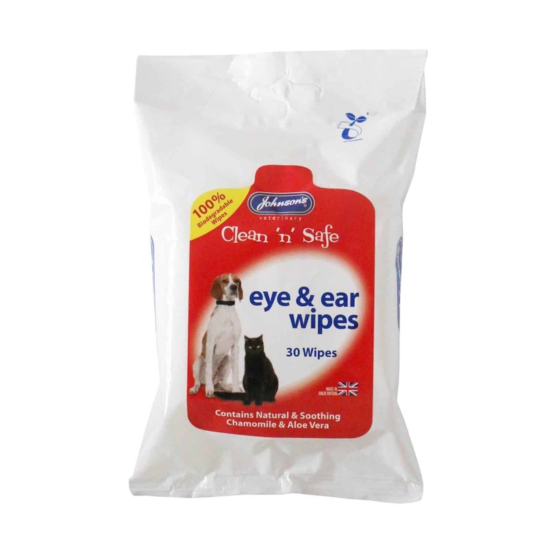 Johnsons Clean N Safe Eye & Ear Wipes 30pc