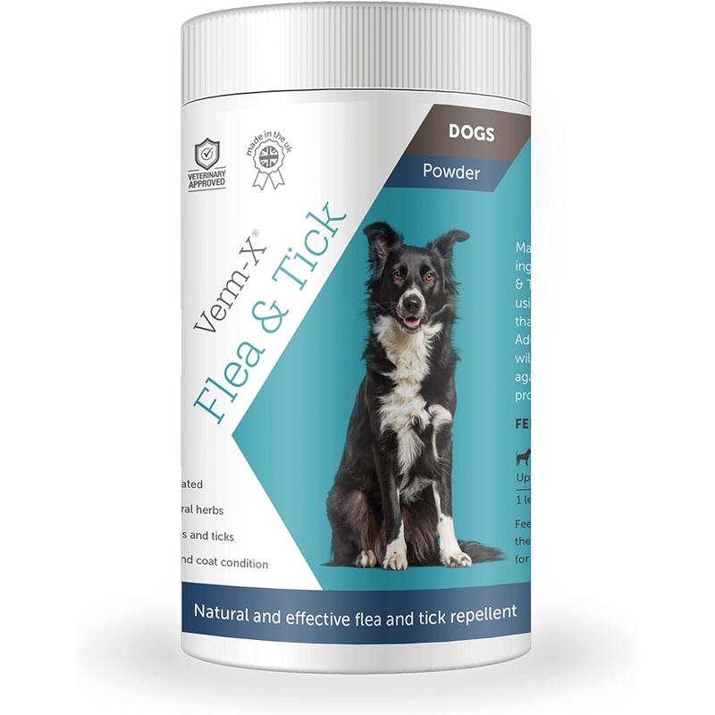 Verm-X Flea & Tick Powder for Dogs