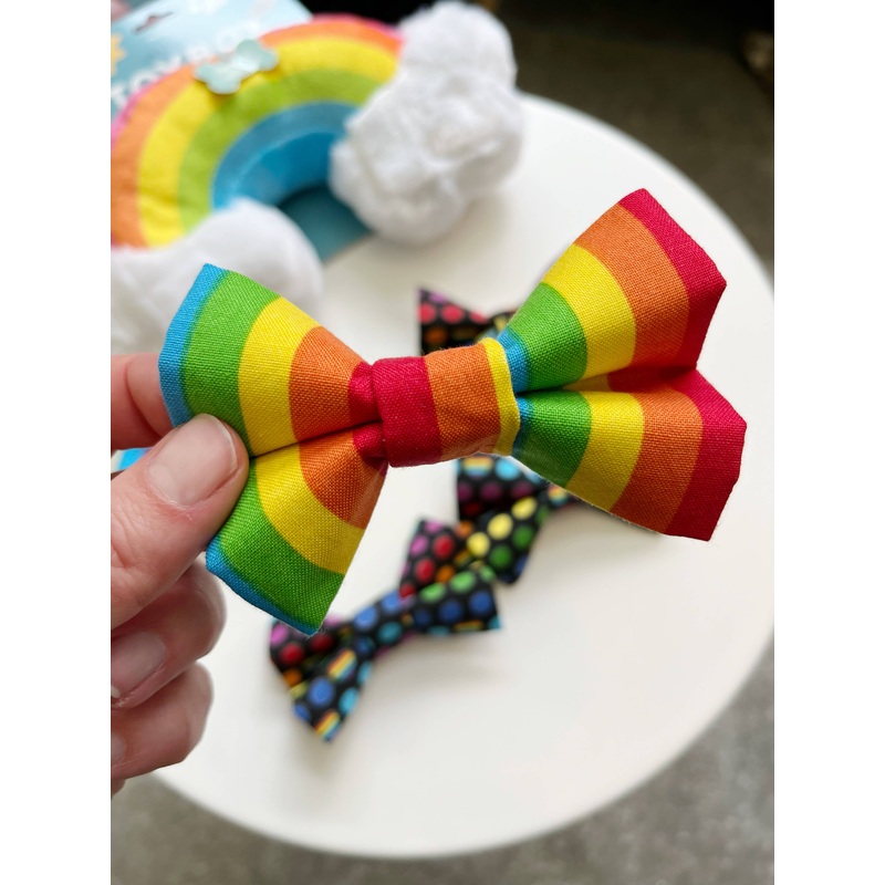 Baxter's Boutique Bow Tie - Rainbow Pride