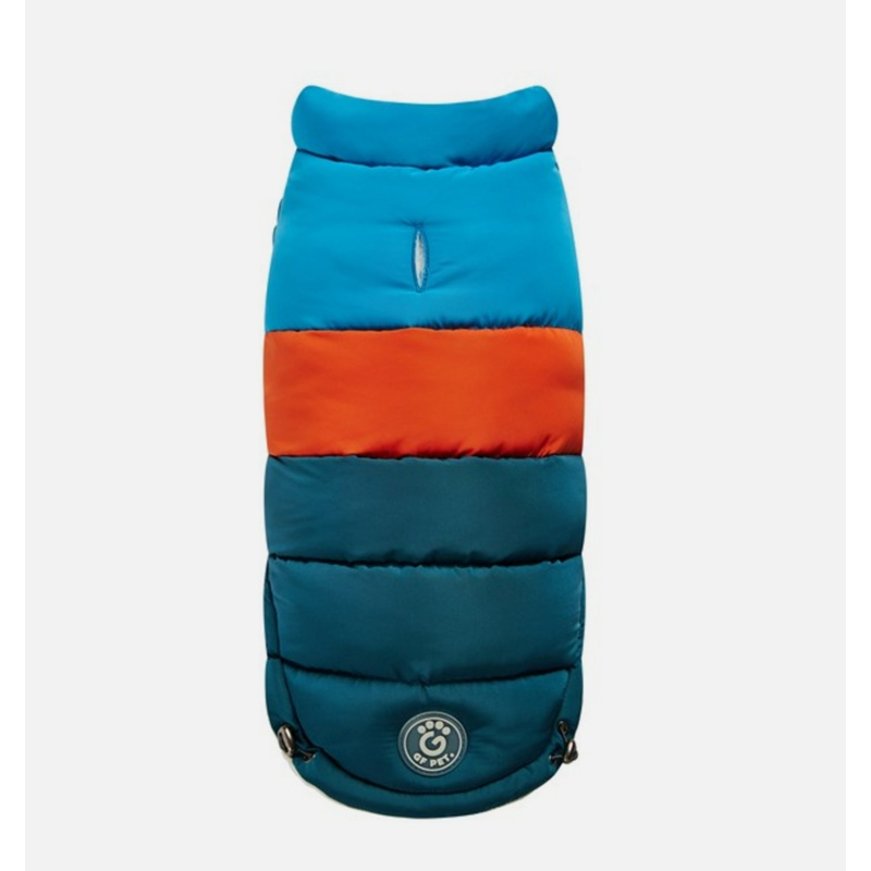 GF Pet Elasto-Fit Colour Block Puffer Dark Teal