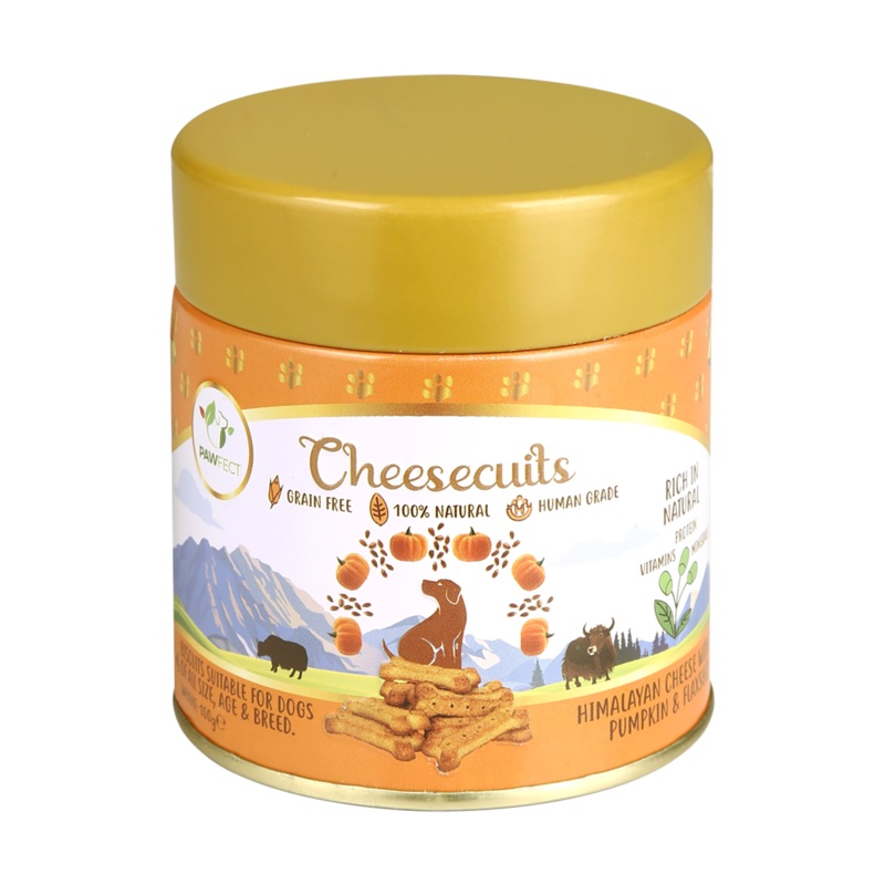 Pawfect Cheesecuits for Dogs - Pumpkin & Flaxseed (100g)