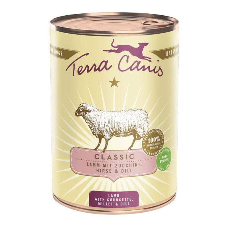 Terra Canis Classic Lamb with Courgette Millet and Dill