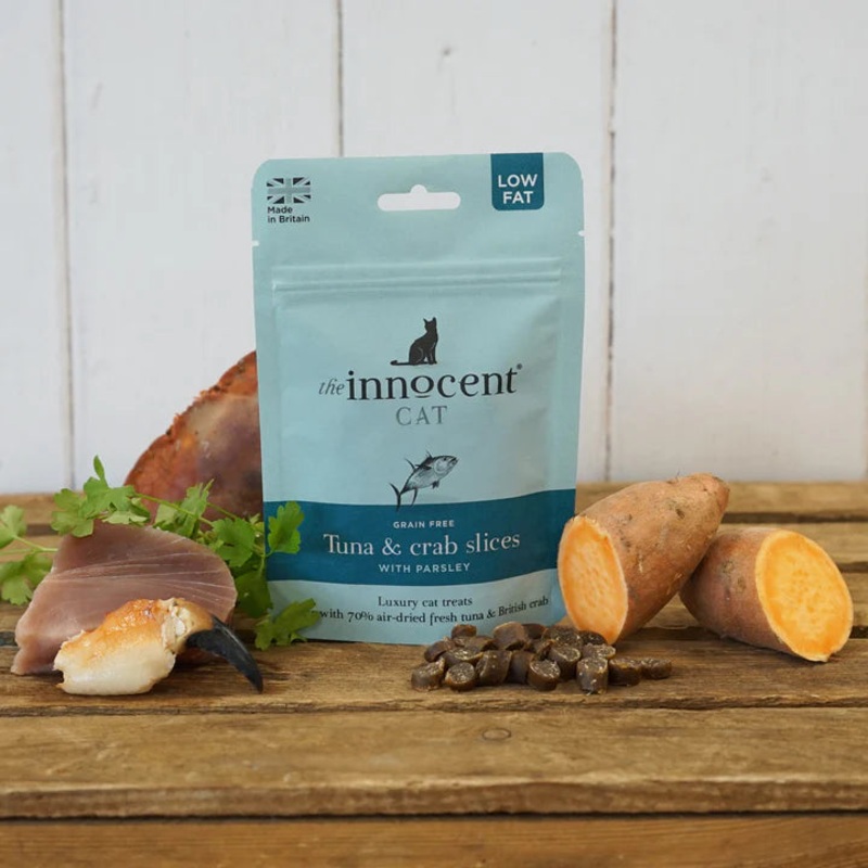 The Innocent Cat Tuna & Crab Slices with Parsley 70g