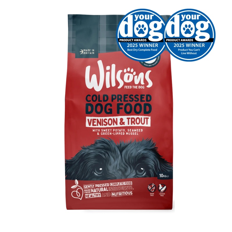 Wilsons Highland Venison & Trout Premium British Cold Pressed Dog Food