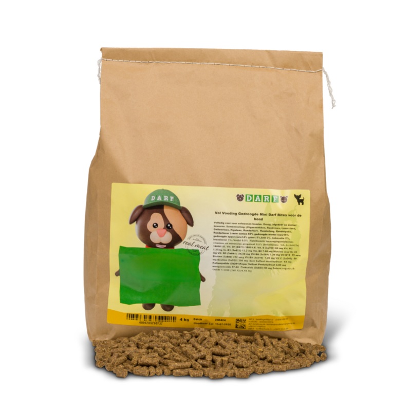 DARF Complete Cold Pressed Dry Dog Food Regular for Small Dogs (4kg)