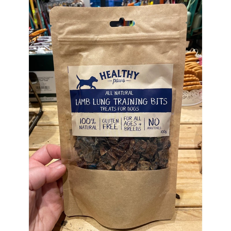 Healthy Paws Lamb Lung Training Bits 100g