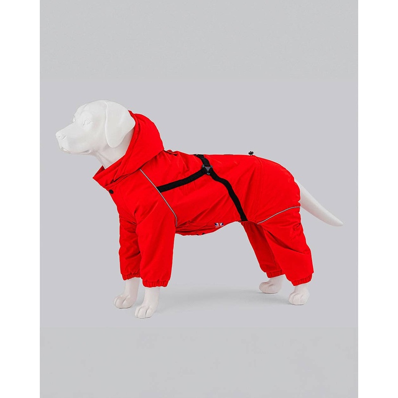Hugo&Hudson Winter Dog Snowsuit - Red