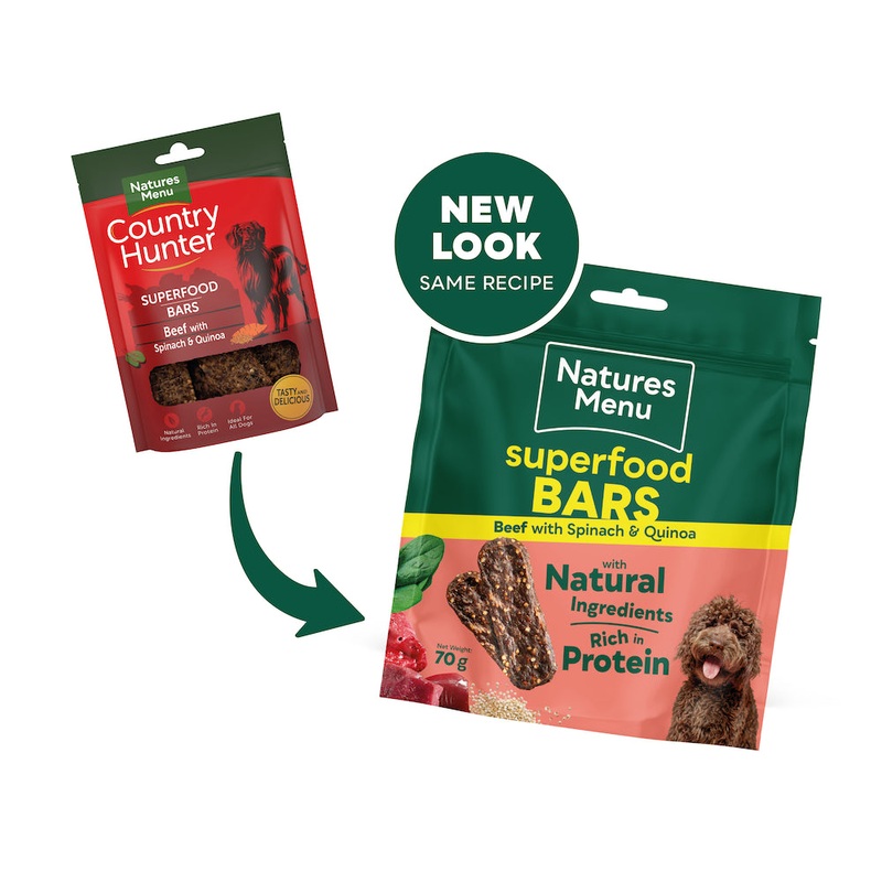 Natures Menu Superfood Bars Beef 100g