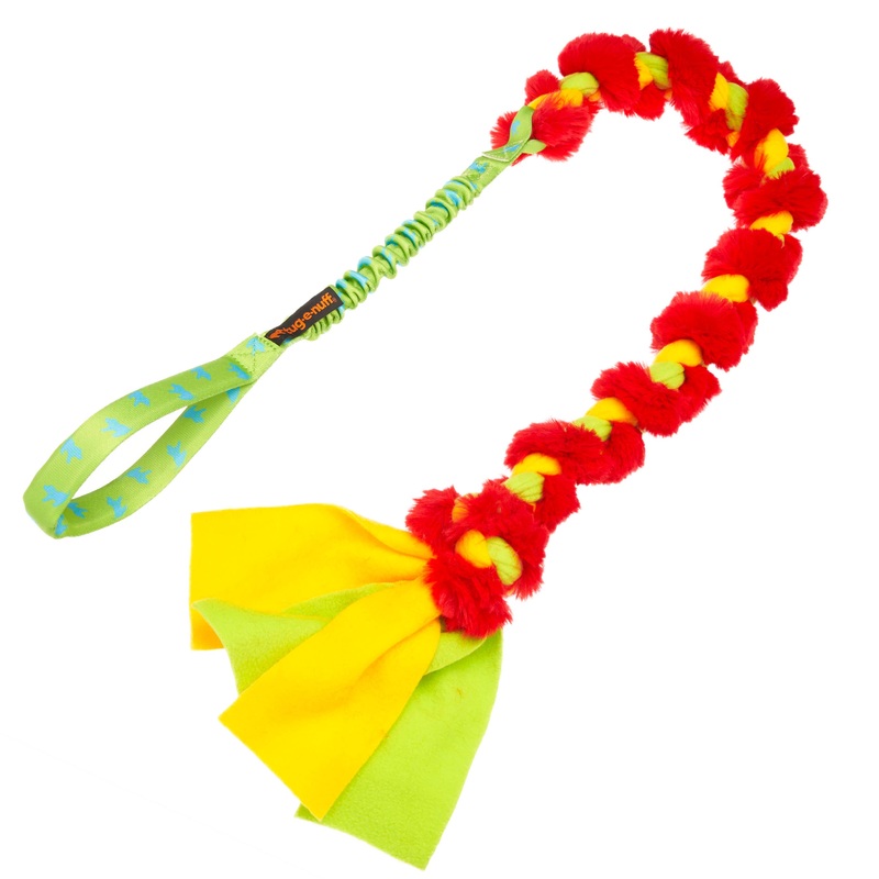 Tug-E-Nuff The Big Twizzler Tough Dog Tug Toy Bungee