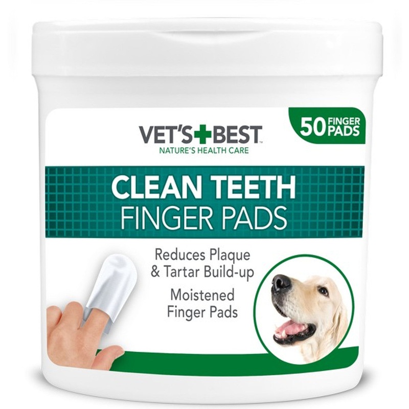 Vets Best Teeth Cleaning Finger Pads