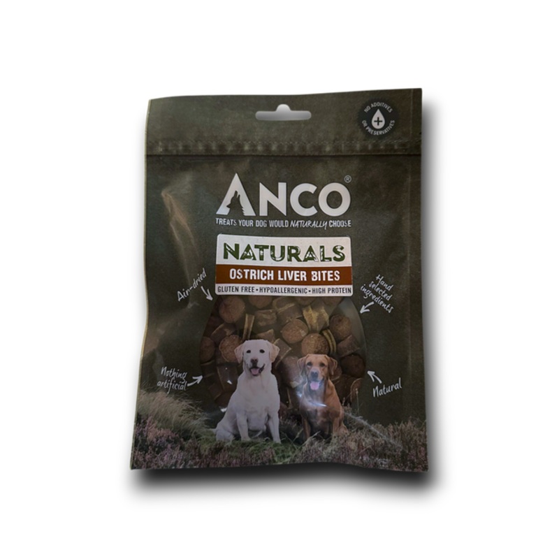 Anco Naturals Ostrich Liver Bites  100g