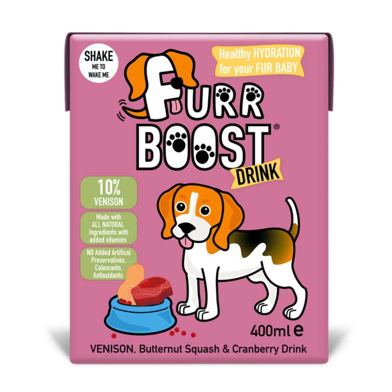 Furr Boost Venison, Butternut Squash and Cranberry Dog Drink 400ml