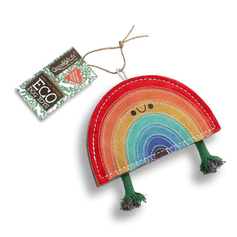 Green&Wilds Rainbow Warrior, Eco Dog Toy
