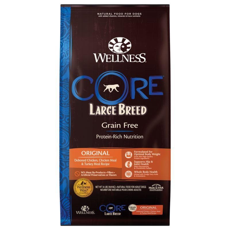 Wellness CORE Large Breed Adult Dry Dog Food, 13.6kg