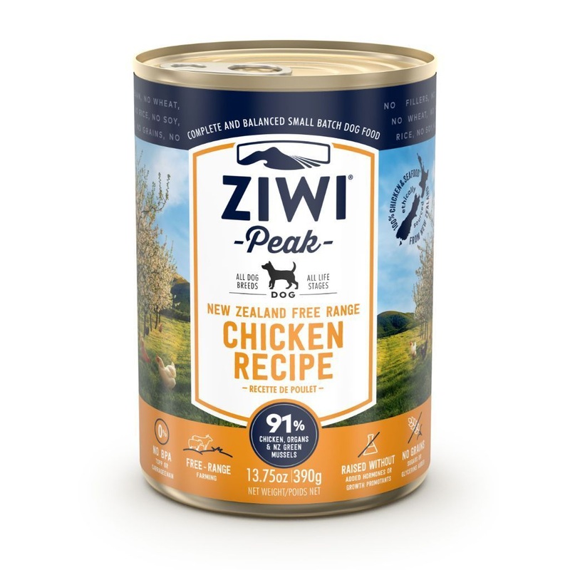 ZIWI Peak Chicken Recipe Wet Dog Food, 390g